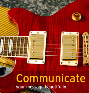 Communicate your message beautifully.